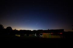 Comet NEOWISE with Canon 6D and Rikinon 14mm F2.8 lens at Bortle 4 Kunkle Park