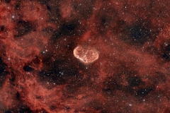 NGC6888 Crescent Nebula at F2 with Asi294MC Pro and L-Enhance 2" Filter - 8.1 hours total