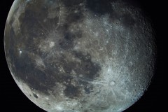 Moon stacked in autostakkert Registax sharpened + RGB align-1-13-20 Celestron EdgeHD 11"