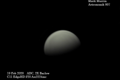 Venus with 807 IR Pass + Asi224mc + 2X Barlow 648x488 original size