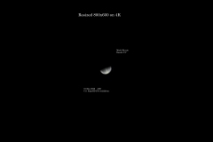 Venus with Baader U Filter + Asi 224 + Adc without Barlow Original Size 328x296  resized 800x600 on 4K background